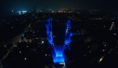 Avatar: La via dell’acqua, i canali di Venezia illuminati di blu